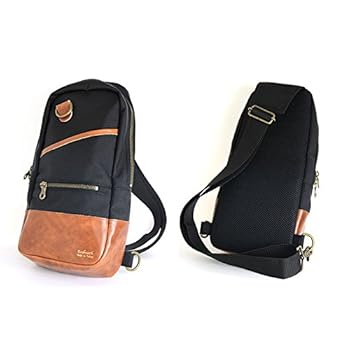 ☆良品☆ ハンティングワールド　ボディバッグ　シボ革　本革　エンボスロゴ 美品✨】ハンティングワールド 2way ショルダーバッグ レザー